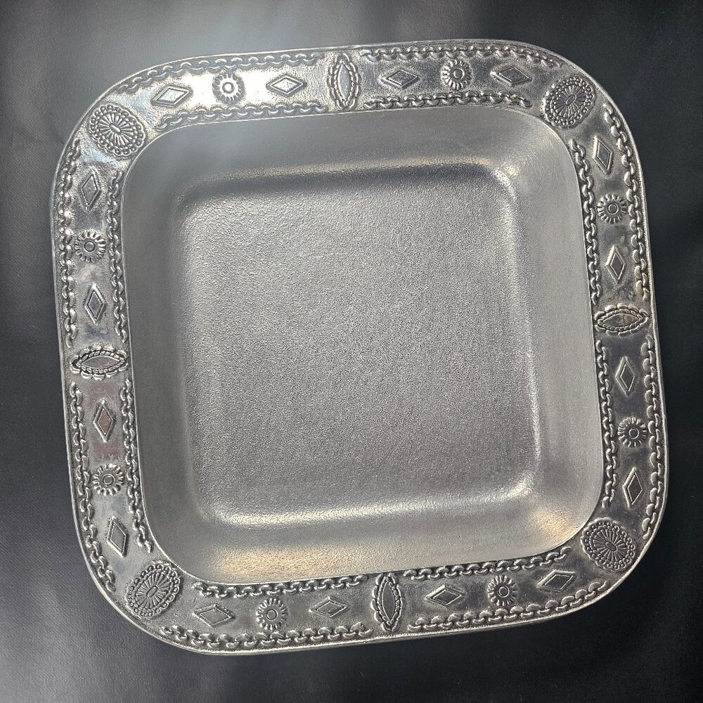 Wilson, Armetale Monterey Hollware Square Baker Southwestern Design Retired